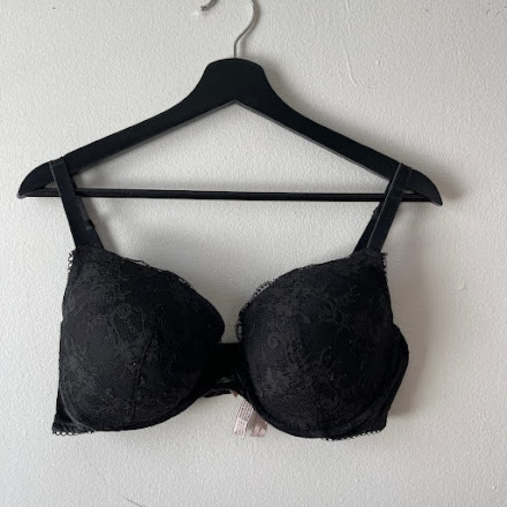 Victoria's Secret Dream Angels Lace and Velour Push Up Bra - 36DD / 36E